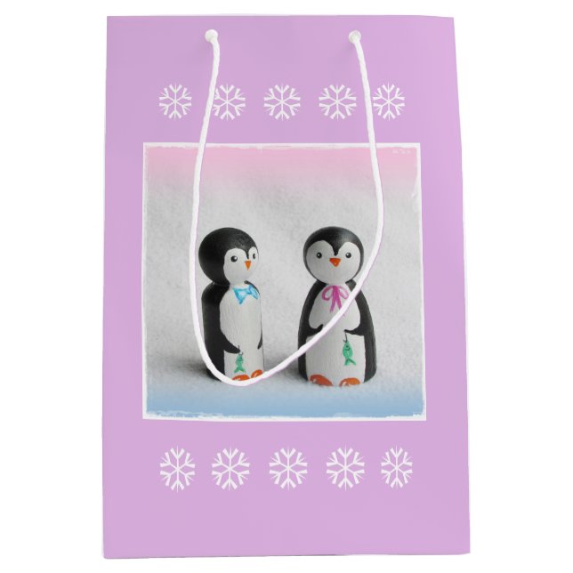 Cute Penguin Gift Bag (Front)