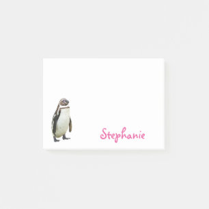Cute Penguin Girly Name Post-it Notes