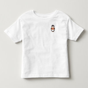 Cute Penguin Holding a Sign Toddler T-Shirt