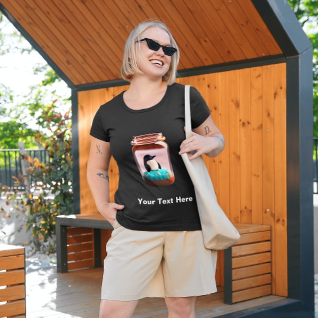 Cute Penguin in Jar T-Shirt (Creator Uploaded)