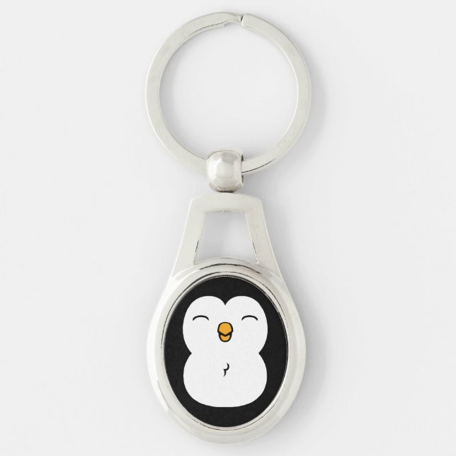 Cute Penguin Key Ring (Front)