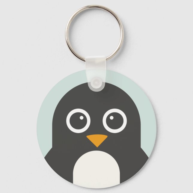 Cute Penguin Key Ring (Front)