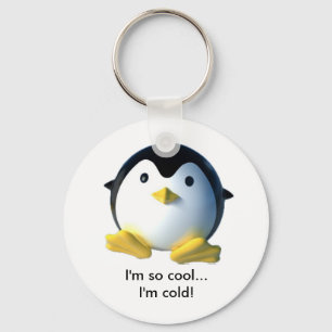cute penguin keychain
