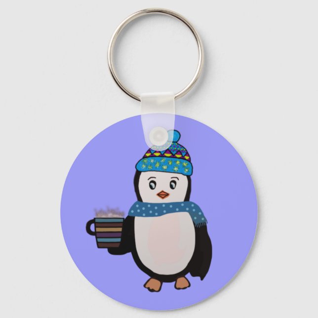 Cute Penguin Keychain (Front)