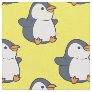 Cute Penguin Kids Cartoon Fabric
