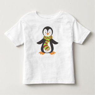 Cute Penguin, Little Penguin, Penguin With Scarf Toddler T-Shirt