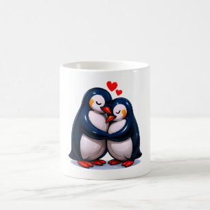 Cute Penguin Love Coffee Mug