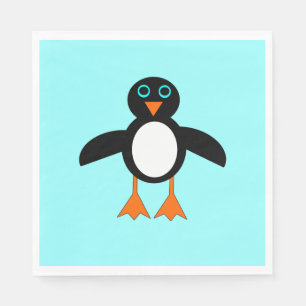 Cute Penguin Luncheon Napkins