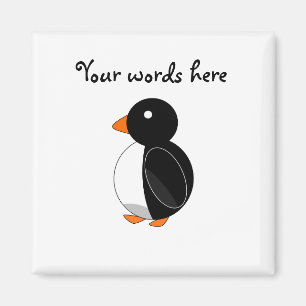 Cute penguin magnet