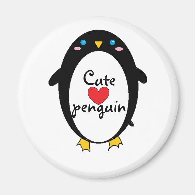 Cute Penguin Magnet (Front)