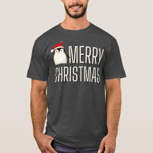 Cute Penguin Merry Christmas T-Shirt