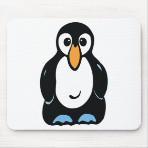 cute penguin mouse pad