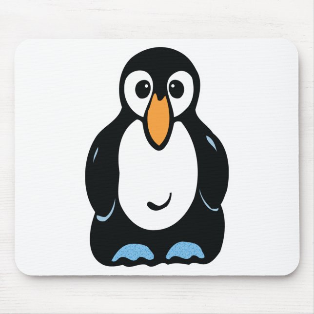 cute penguin mouse pad (Front)