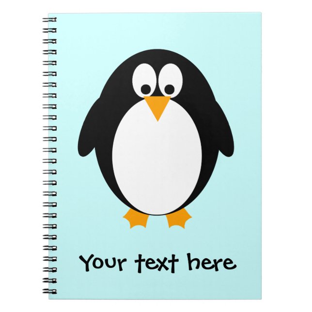 Cute Penguin Notebook (Front)