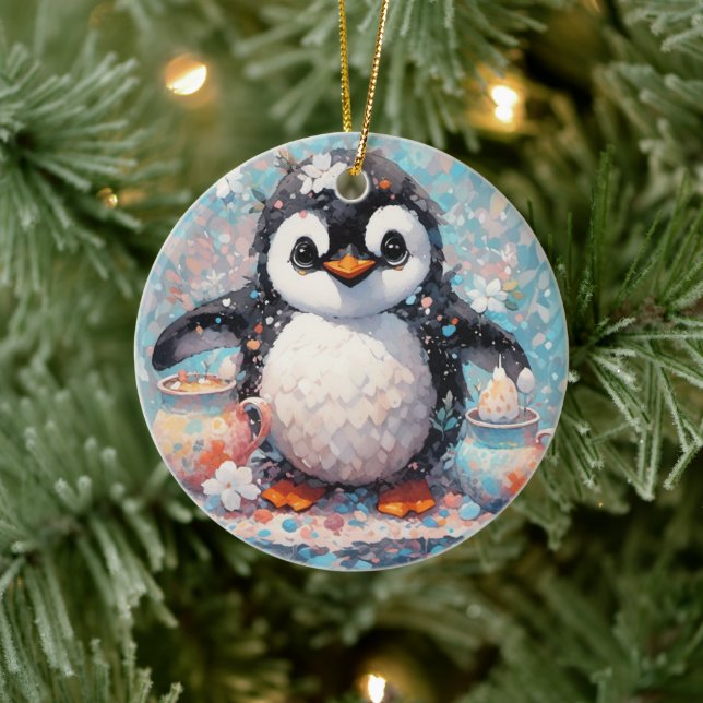 Cute Penguin Ornament (Tree)