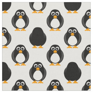 Cute Penguin Pattern Fabric