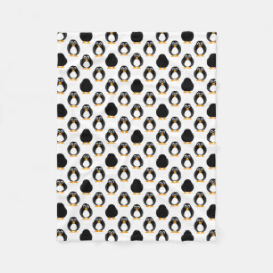 Cute Penguin Pattern Fleece Blanket