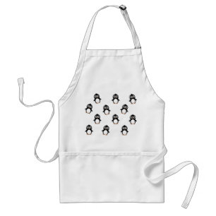 Cute penguin pattern standard apron