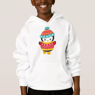 Cute Penguin, Penguin With Sweater, Hat