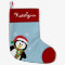 Cute Penguin Personalised Christmas Stocking