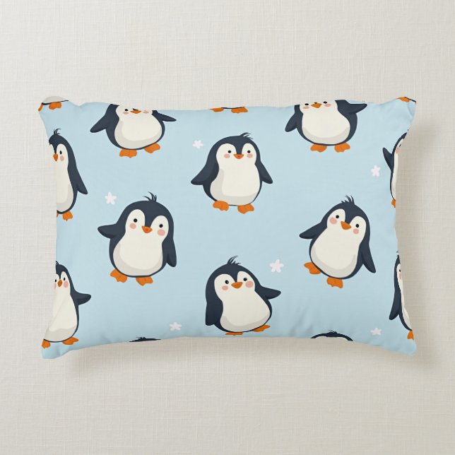 Cute Penguin Pillow 3 (Front)