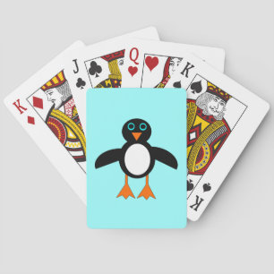 Cute Penguin Playing Cards