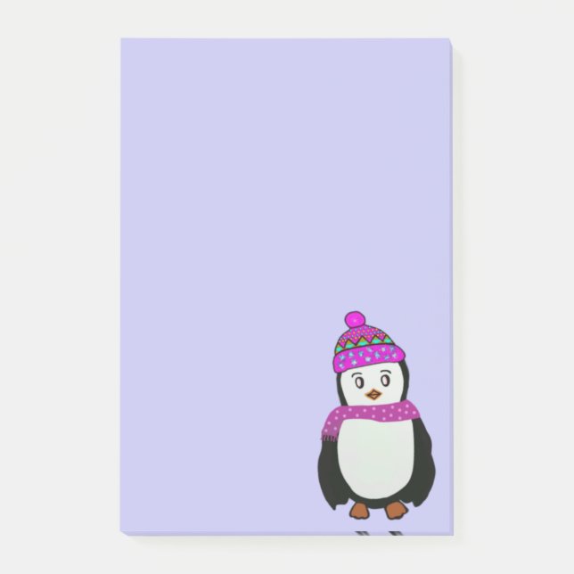Cute Penguin Post-it® Notes (Front)