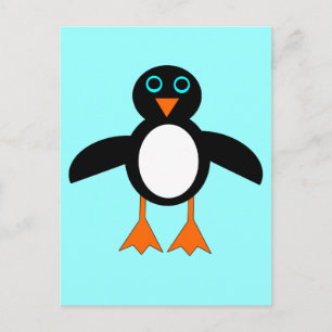 Cute Penguin Postcard
