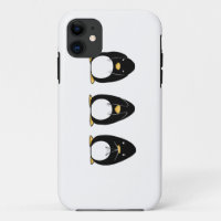 Cute Penguin See Speak Hear No Evil
