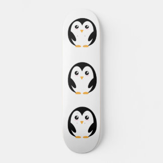 Cute penguin skateboard