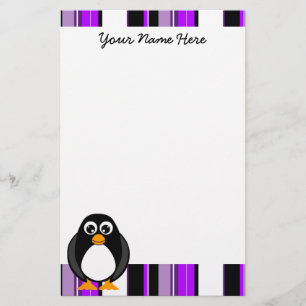 Cute Penguin Stationery