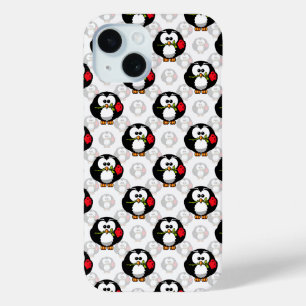 Cute Penguin Surface Pattern Design Print iPhone 15 Case