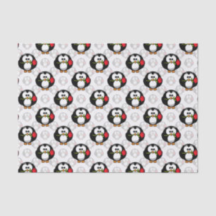 Cute Penguin Surface Pattern Design Print Tissue Paper