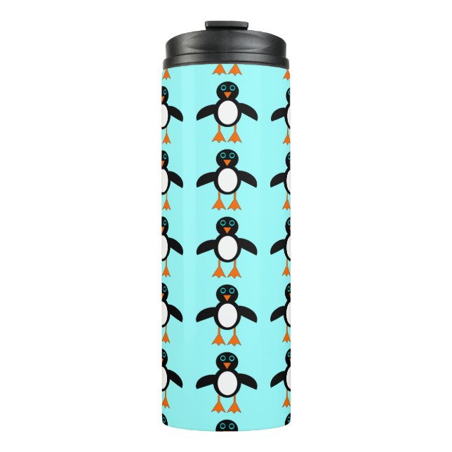 Cute Penguin Thermal Tumbler (Front)