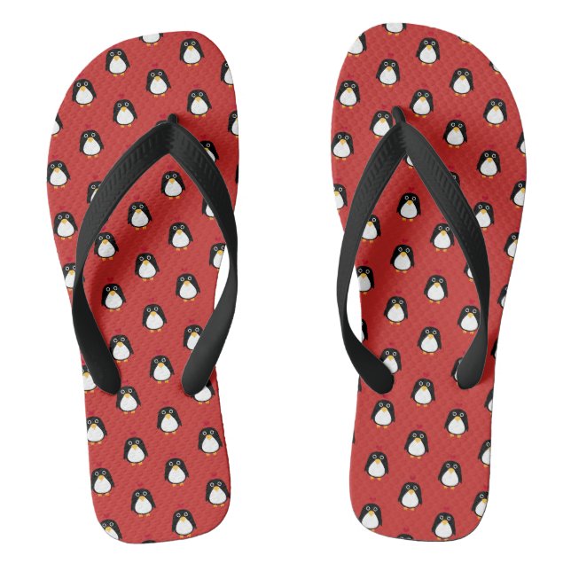 Cute penguin thongs (Footbed)