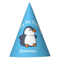 Cute Penguin Winter Kids Birthday Party