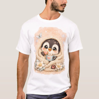 Cute Penguin Winter T-Shirt – Adorable Cosy Pengui