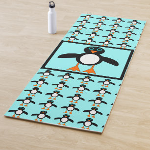 Cute Penguin Yoga Mat