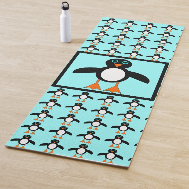Cute Penguin Yoga Mat (In Situ)