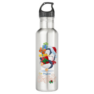 Cute penguins merry christmas Collection #1 710 Ml Water Bottle