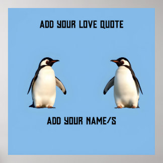 Cute Penguins Poster