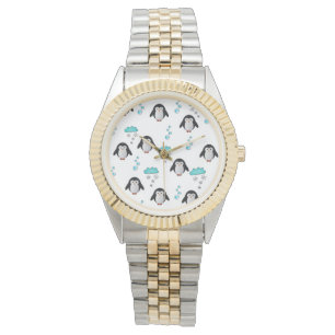 cute penguins watch