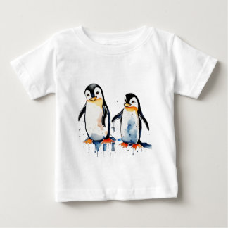  Cute penquins Baby T-Shirt