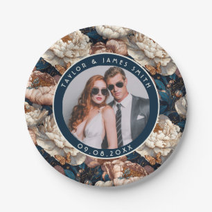 Cute Peonies Plates For Wedding Memories