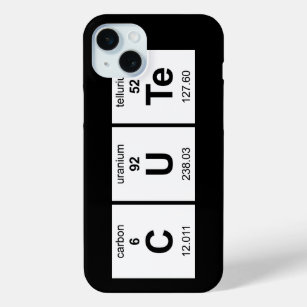 CUTe Periodic Table iPhone 15 Mini Case