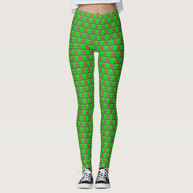 Cute periodic table word leggings (5) (Front)