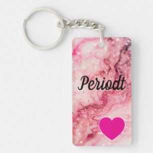 cute periodt keychain