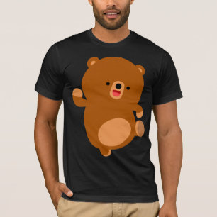 Cute Perky Cartoon Bear T-Shirt
