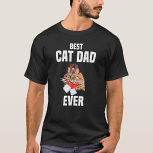Cute Persian cat with reindeer costume Best Cat D T-Shirt