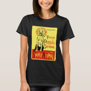 Cute Persian Greyhound Dog Iranian Saluki T-Shirt